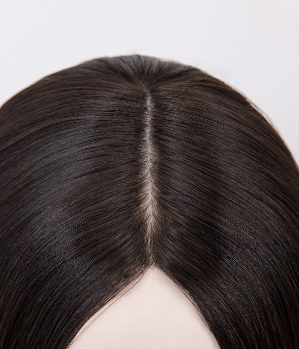 Middle Part Remy Human Hair Topper